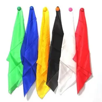 

High Quality Magic silk (15x15cm),10pcs/lot,6 colors for choose,silk appearing,Accessories,thumb tip,close up magic trick stage