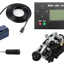 Мордочный тренажер электроэнергии коротковолновое радио CW автоматический ключ обучения радиостанция хост+ мощность+ K4 ключ+ USB кабель