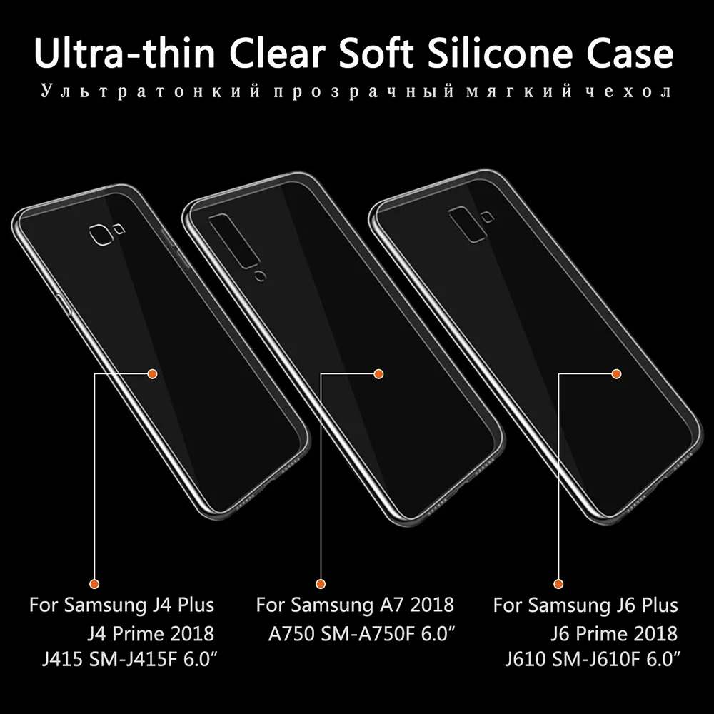 KSAM1037_6_Ultra-thin Clear Soft Silicone Case for Samsung Galaxy A7 2018 SM-A750F J4 Plus J6 Plus 2018