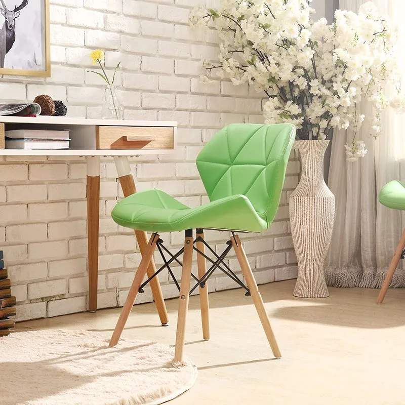 29%, 1 шт., современный минималистичный обеденный стул, домашний ресторанный стул, компьютерный стул, твердая древесина, Скандинавская гостиная, стул для макияжа - Цвет: Style 4