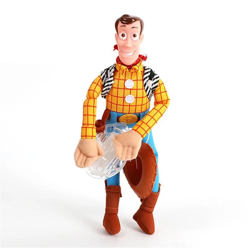 MIAOOWA 1PC 25-50CM Kawaii Story Sherif Woody Car Doll Kid Baby Cute Plush Toy Car Sticker Cute Auto Accessories Cartoon Car Dec