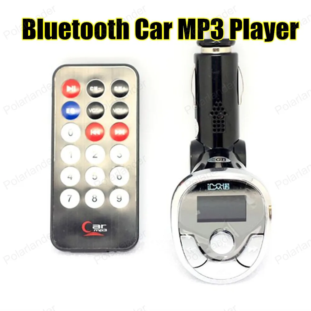 ЖК-дисплей экран автомобиля MP3 PlayerBluetooth FM передатчик аудио с дистанционным управлением FM модулятор «свободные руки» для автомобиля