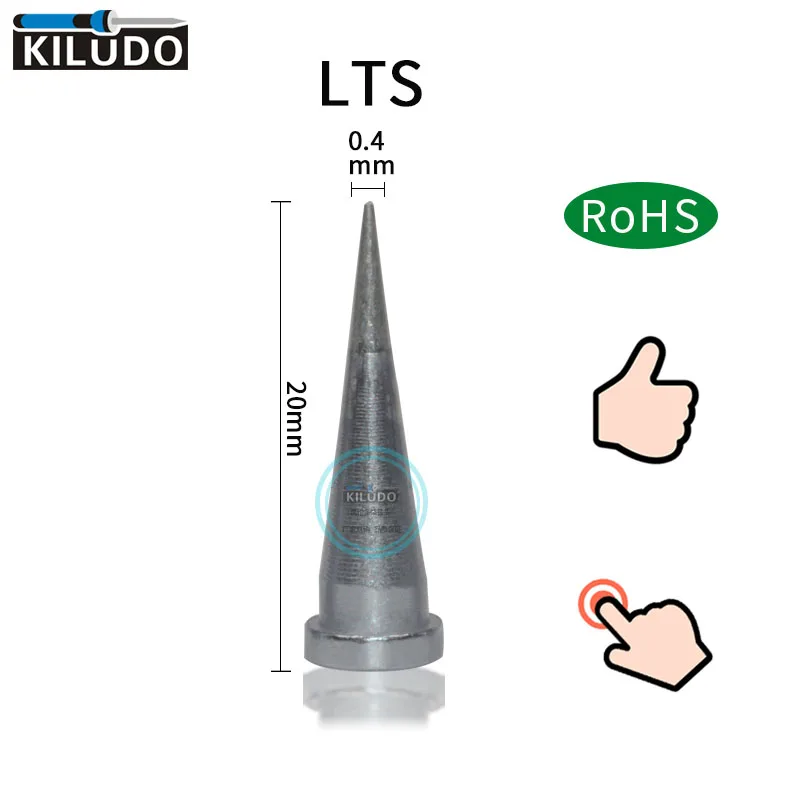 KILUDO 5 шт. LTS 0 4 мм soldeirng для Weller WSP80 железный наконечник WSD81 FE75 MPR80|Сварочные