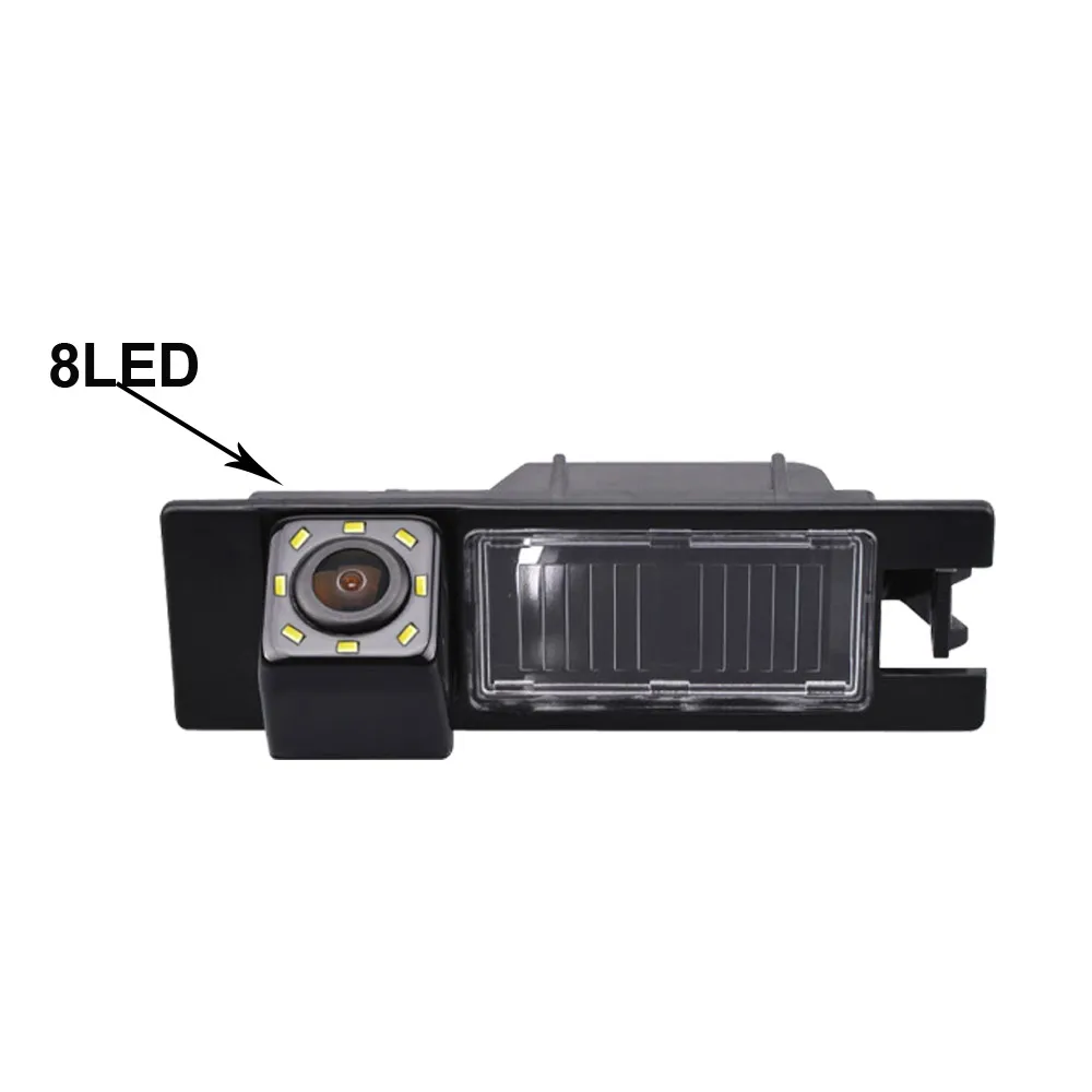 

For holden Opel Astra H Zafira B Corsa D Vectra Haydo Fiat Grande Punto Hideo Regal Car back reverse parking Camera 8 LED light