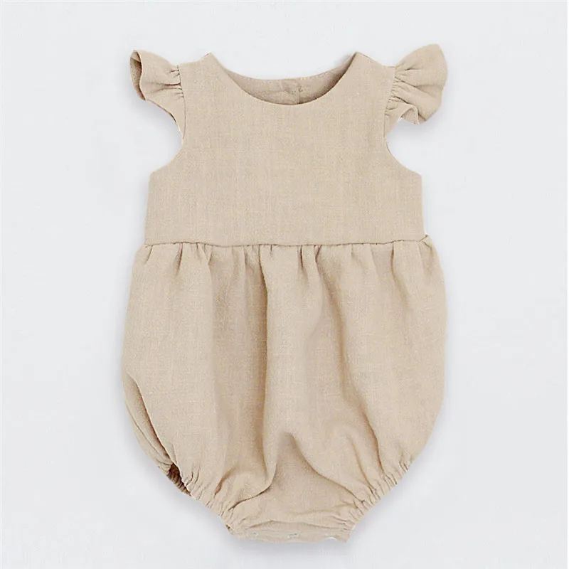 الوليد رومبير طفلة رومبير أكمام الصلبة طفلة الملابس 0-24 M الاطفال الملابس الطفل السروال القصير طفل زي