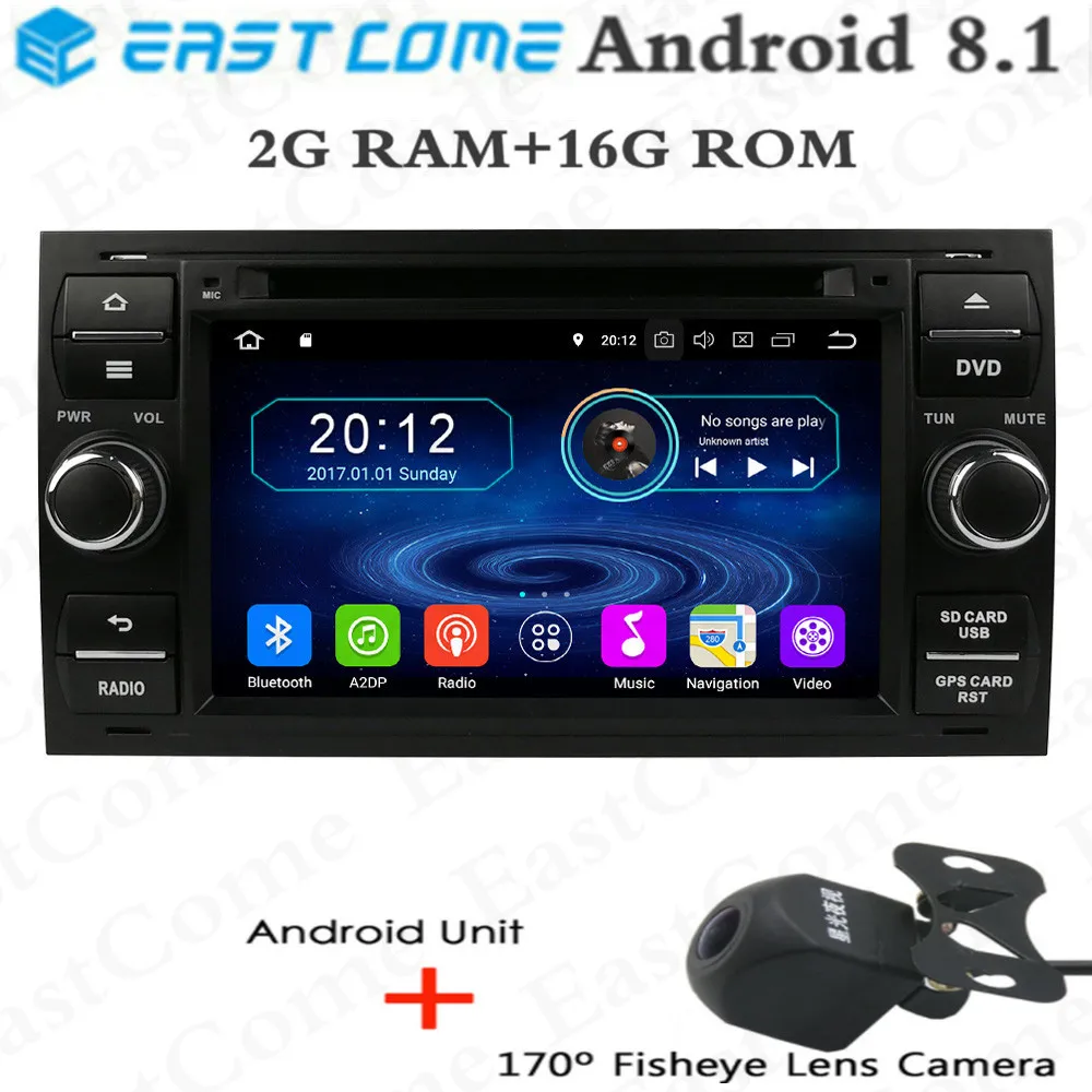 

HD 1024 Android 8.1 Car GPS Navigation for Ford Mondeo Connect Kuga Focus 2 S C MAX,steering wheel ,4G,WJFI Car Radio Player