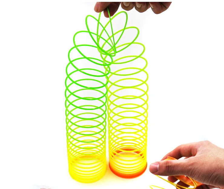 Yooap Children's educational toys spring color box small rainbow ring elastic children's magic ring Yooap Children's educational toys spring color box small rainbow ring elastic children's magic ring