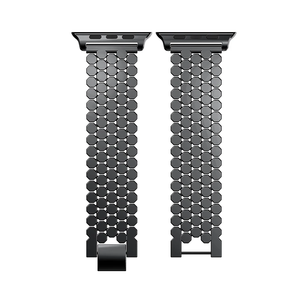 Ремешок из нержавеющей стали для Apple Watch SE Band Series 6 5 4 3 винтажный браслет премиум