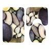 3Pcs/set Bathroom Carpets Set Toilet Rugs Ocean World Pattern Flannel Bath Mats Toilet Carpet Rug Shower Room Foot Pads Bath Rug ► Photo 2/6