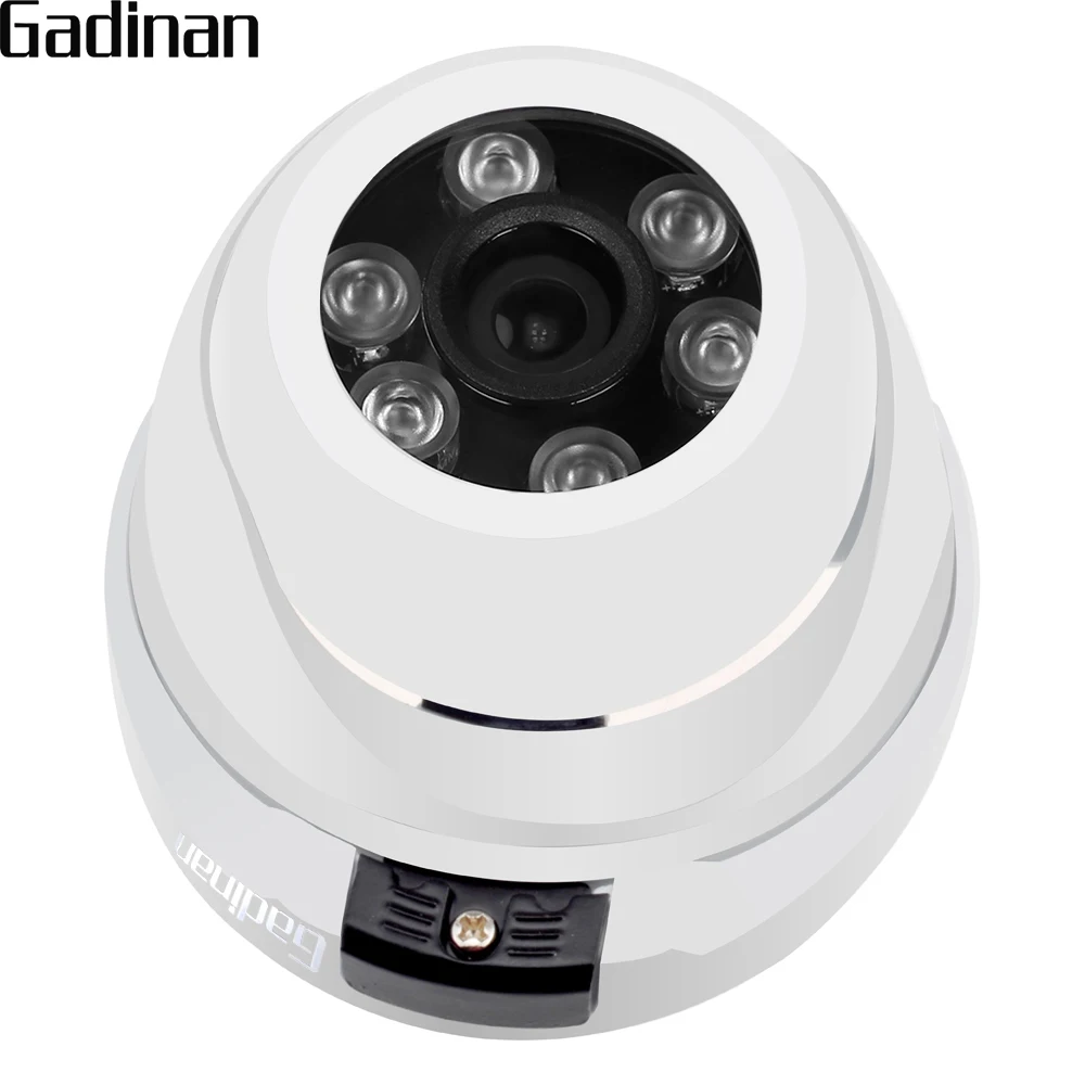 Gadinan Антивандальная купольная 48 В PoE IP-сети Камера H.264 720 P 960 P/H.265 1080 P Водонепроницаемый открытый/закрытый IP CCTV ONVIF PoE кабель