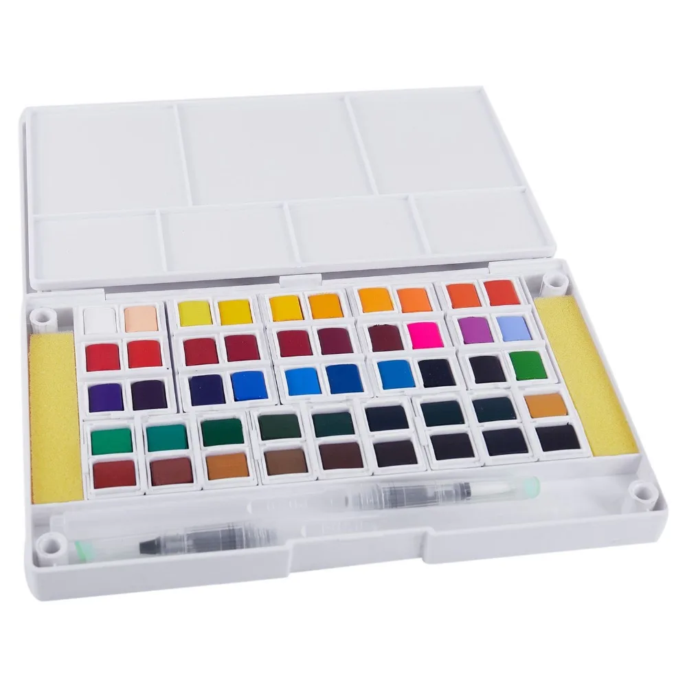 

Superior Pigment Solid Watercolor Paints Set Colored Pencils For Drawing Paint Watercolors Art Supplies