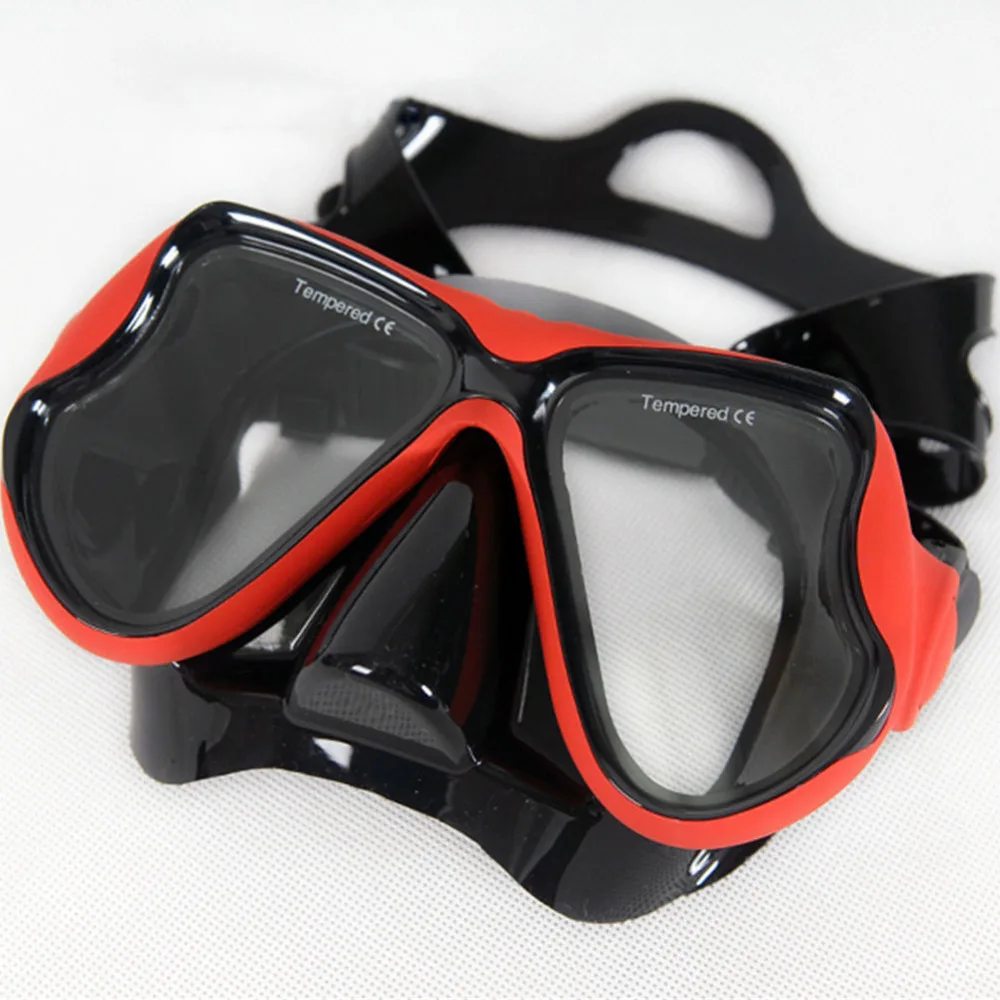 Eagle Eye Dive Masks Mirrored Lens Scuba Diving Silica gel Snorkeling