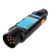 Car-Styling New Arrival 7 Pin Car Truck Trailer Plug Socket Tester Wiring Circuit Light Test Tool Diagnostic Tools Black