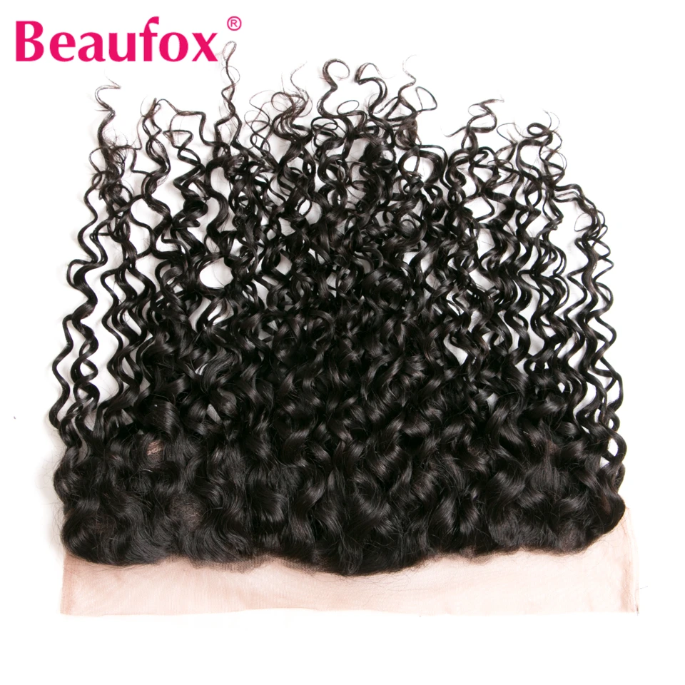 Beaufox Brazilian Water Wave Bundles With Frontal Closure 3pcs Human Hair Bundles With Closure Remy Lace Frontal With Bundles Beaufox Brazilian Water Wave Bundles With Frontal Closure 3pcs Human Hair Bundles With Closure Remy Lace Frontal With Bundles