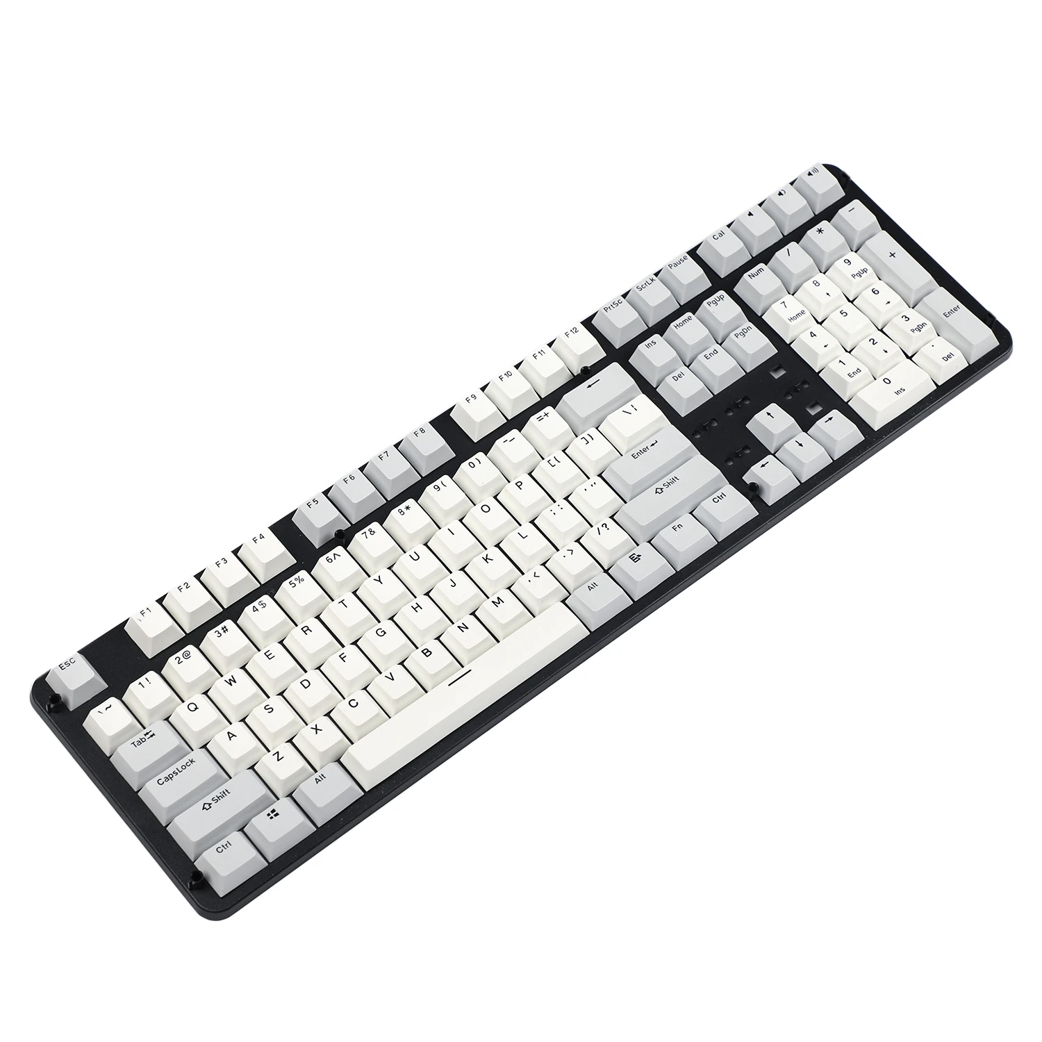YMDK 108 PBT Вишневый Профиль Двойной Shot черный серый не блестящий для стандартной