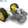 1 Set Motor Smart Robot Car Chassis Kit Speed Encoder Battery Box 2WD Tracking Obstacle Avoidance Intelligent Car DIY Kit ► Photo 3/6