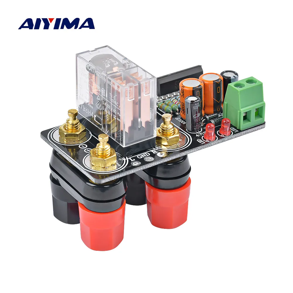 AIYIMA UPC1237 Speaker Protection Board directly Mounted on the Chassis Reliable Performance for Hifi Amplifier DIY AC12-24V aiyima bluetooth 5 0 ma12070 class d mini amplifier hifi fever audio power amplifiers stereo 2 0 mp3 lossless player 50w×2