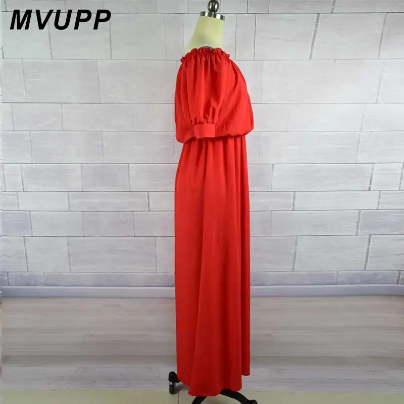MVUPP платья для мамы и дочки; одинаковые комплекты для семьи; 6 цветов; богемная одежда без бретелек для мамы и дочки; пляжное вечернее платье
