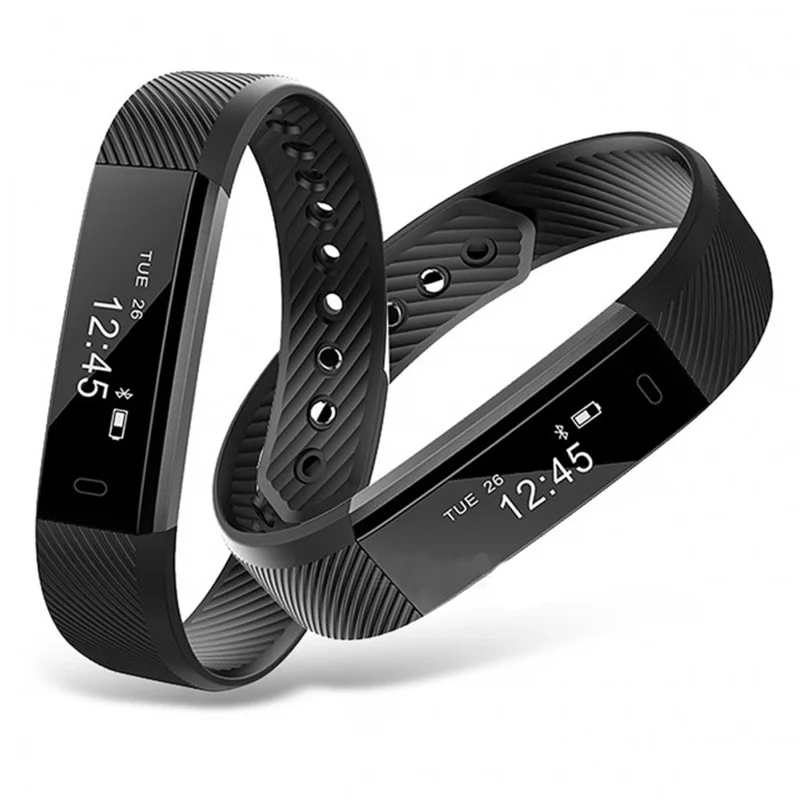 

Smart Wristband Fitness Tracker Band Bluetooth Sleep Monitor Watch Sport Bracelet for ios Android Phone pk Fit Bit Mi 2