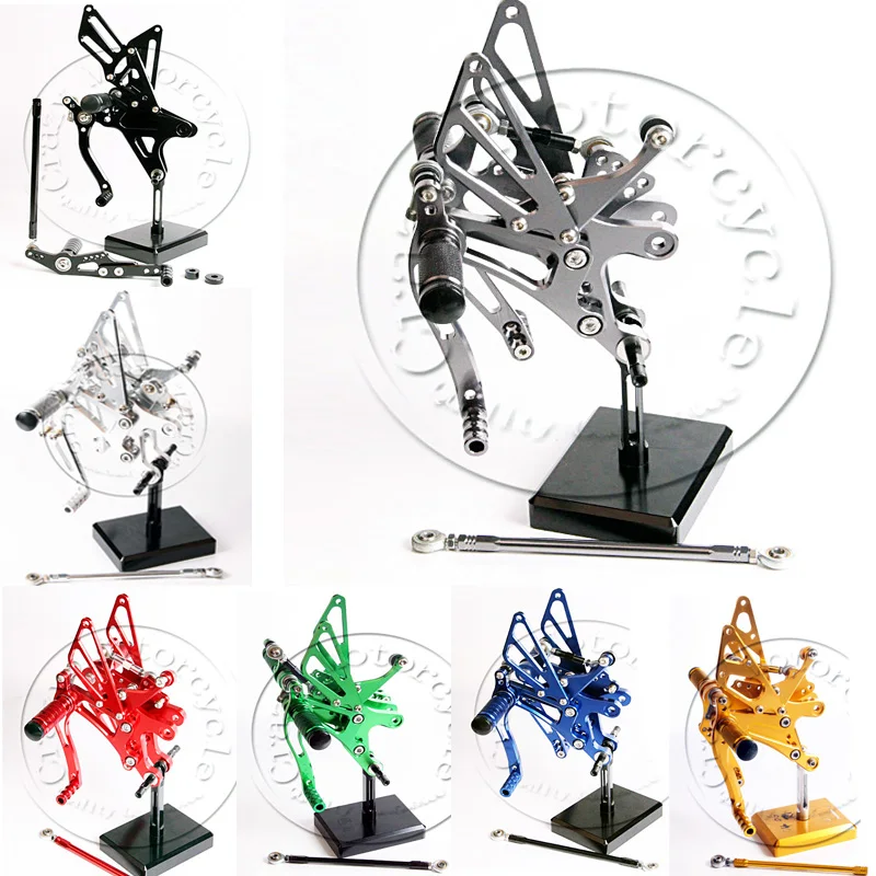 

For Honda CBR400 NC29 1990 1991 1992 1993 1994 1995 1996 1997 Footrests Rearset CNC Rear Set Adjustable Foot Pegs Footpeg