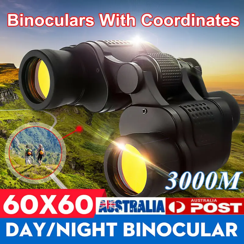 

HD Binoculars Day/Night 60x60 5-3000M Waterproof Hunting Telescopes Coordinates