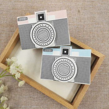 

Valentine's Day Cake Boxes Camera Wedding Anniversary Gift Decor Baby Shower Snack Box Party Festival Favor Party Supplies 50pcs