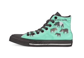 

Know Your Tapirs Casual High Top Canvas shoes sneakers For Drop shipping