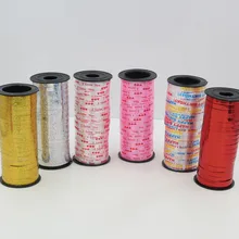 100 ярдов лазерные воздушные шары с надписью атласная лента для завивки рулон ленты для дня рождения Подарочная Упаковка