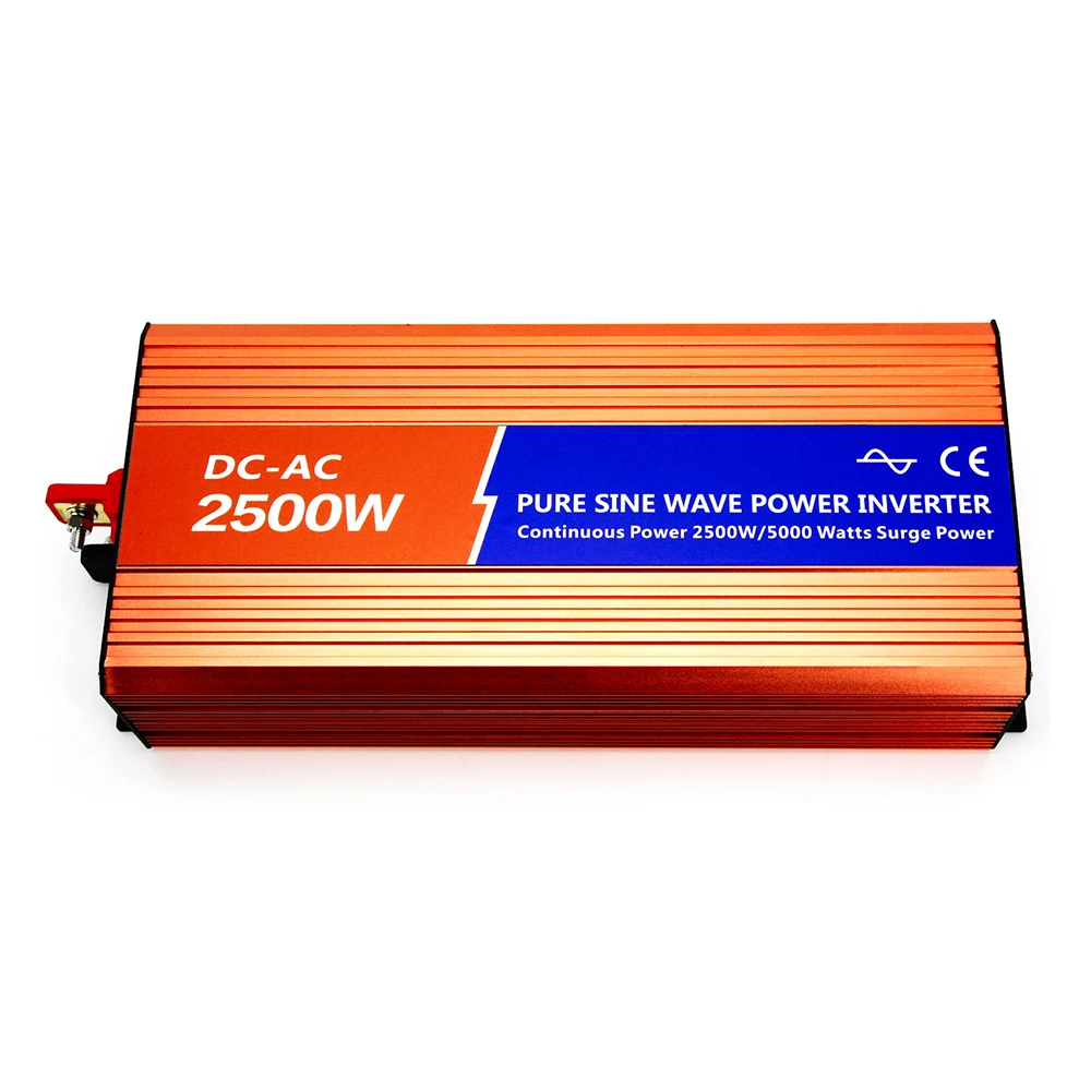 

MAYLAR@ 2500W 12Vdc 110V/120V/220V/230VAC 50Hz/60Hz Peak Power 5000W Off-grid Pure Sine Wave Solar Inverter or Wind Inverter