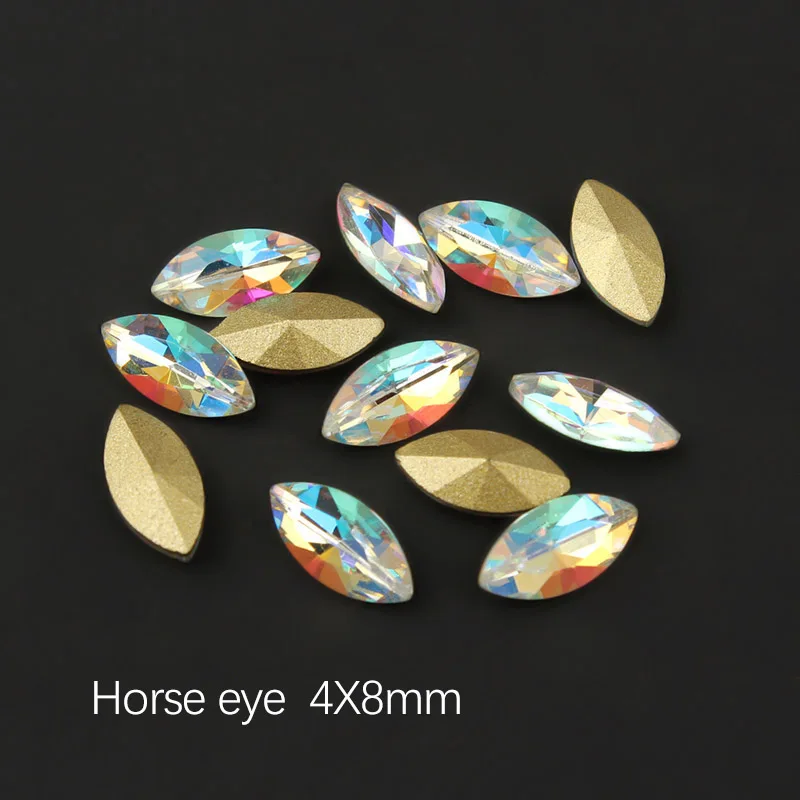Horse eye 4x8mm