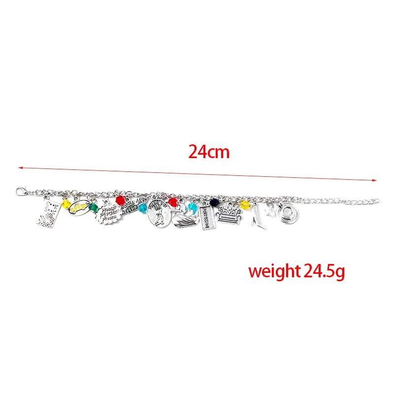 SG ТВ показать браслеты друзья Central perk Кофе время от вызывающих неприятный запах кошка шармы браслеты для Для женщин девушки мода ювелирный подарок на Рождество