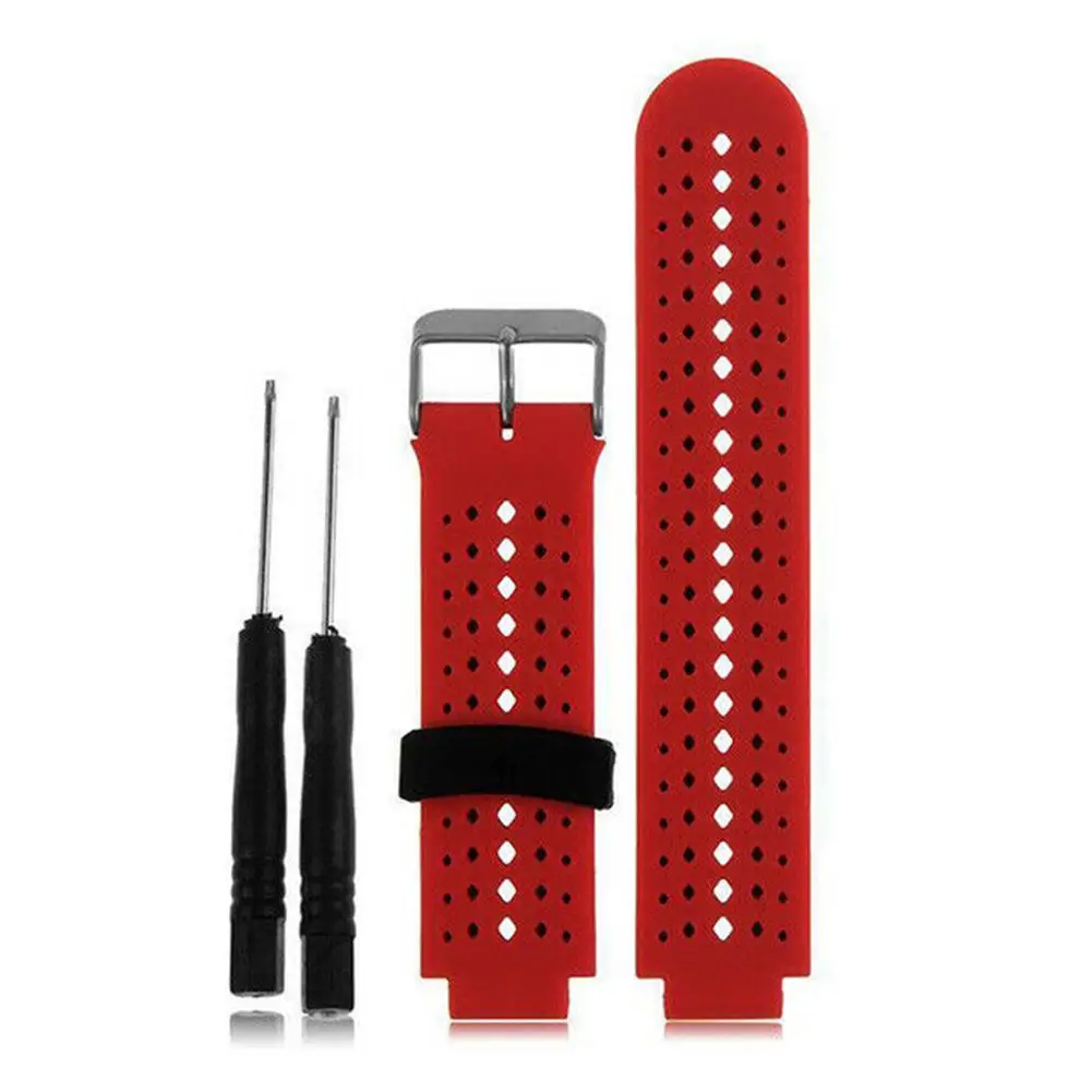 

Silicone Wrist Watch Band Strap For Garmin Forerunner 220 230 235 620 630 735 2019HOT