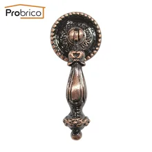Probrico Оптовая 100 ШТ. Vintage Ящика Ручки Сплава Цинка Античная Медь Кухня Кабинет Ручки Мебель Шкаф Тянуть PS2172AC