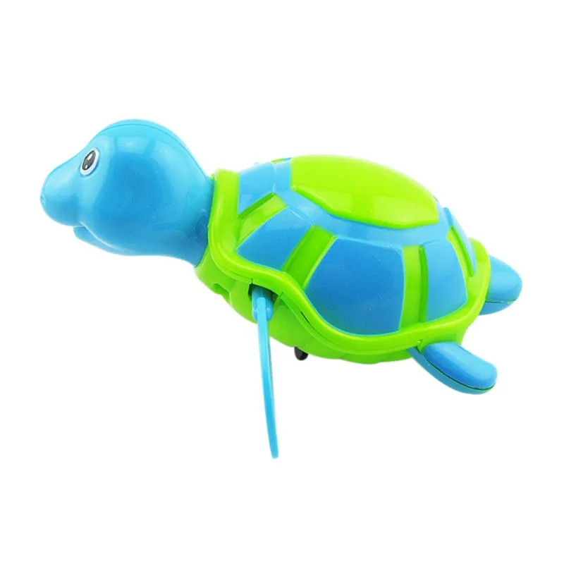 Newborn baby Swim Bath turtle Floating Water wound-up chain Baby Children classic Bath toys Random Color Newborn baby Swim Bath turtle Floating Water wound-up chain Baby Children classic Bath toys Random Color