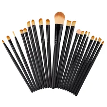20pcs/Set Eye Shadow Foundation eyeliner Eyebrow Lip Brushes for Makeup Brushes set Tools cosmetics Kits beauty Makeup Brush Set beauty and the beast rose flower makeup brushes professional 5 pcs sets metal hand wand eye shadow lip brush makeup brushes