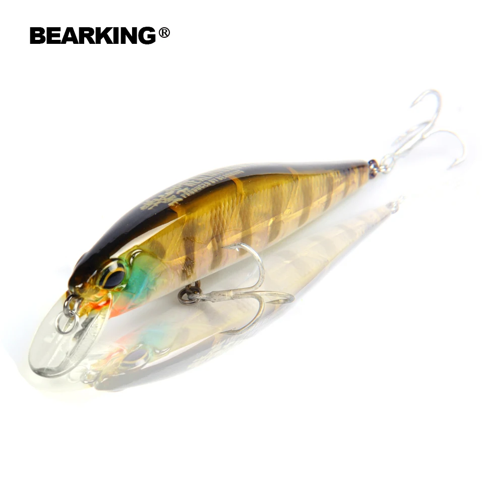 Retial quality bait A+ fishing lures,100mm/14.5g Bearking  7pcs different colors,crank minnow popper hard bait  2016 hot model