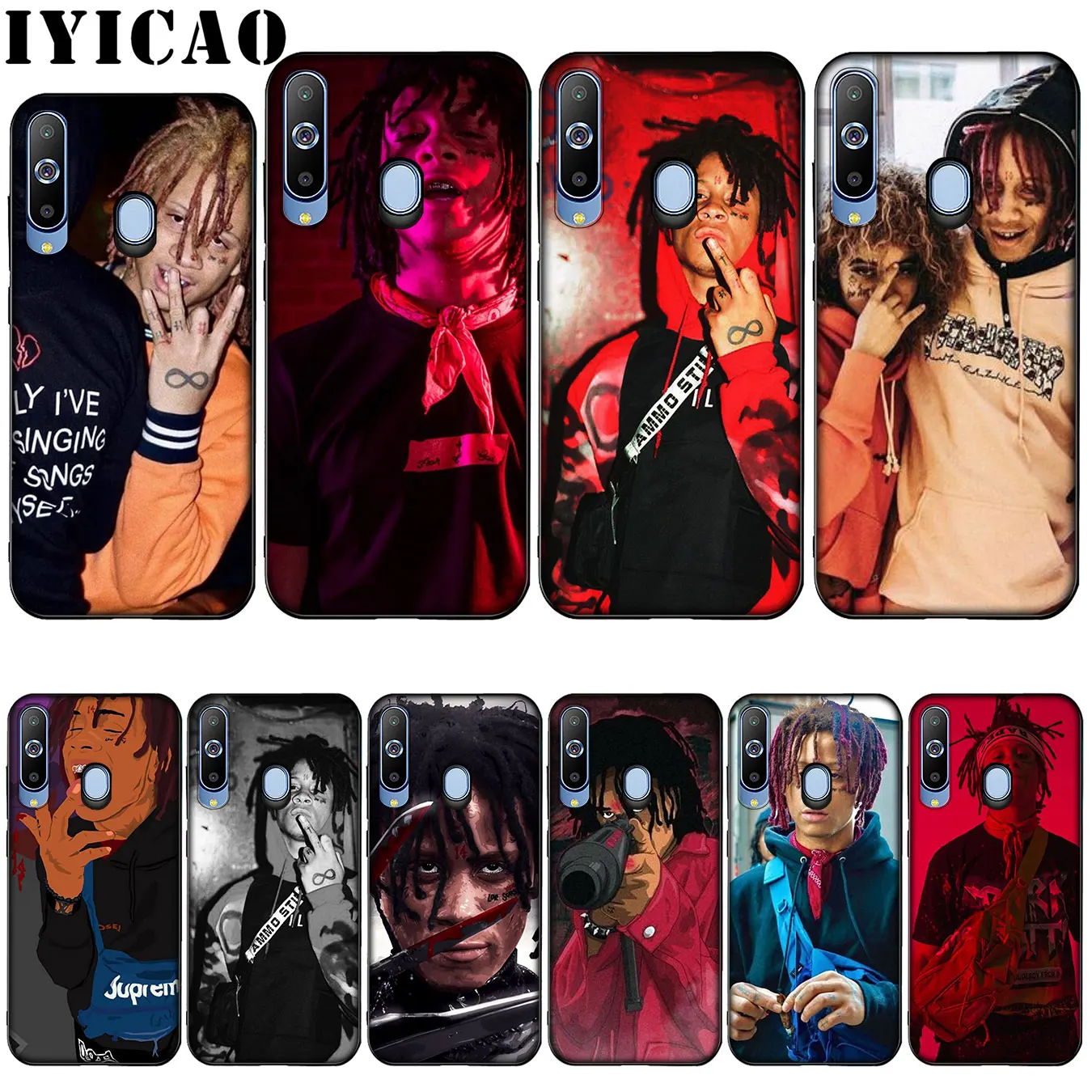 IYICAO Trippie свод кремния Мягкий силиконовый чехол для samsung Galaxy A10 A30 A40 A50 A70 M10 M20 M30