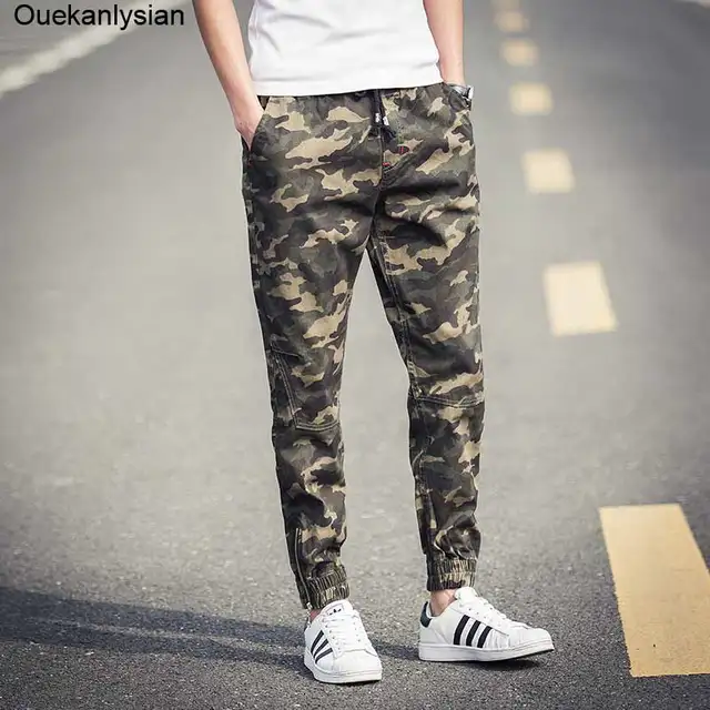 Ouekanlysian Fashion Camouflage Military Skinny Pants For