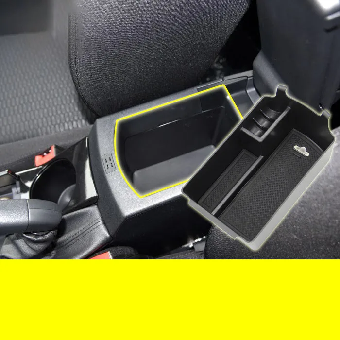 

Car Central Armrest Storage Box Console Arm Rest Tray Holder Case Palle decoration car Accessories for Citroen C4L