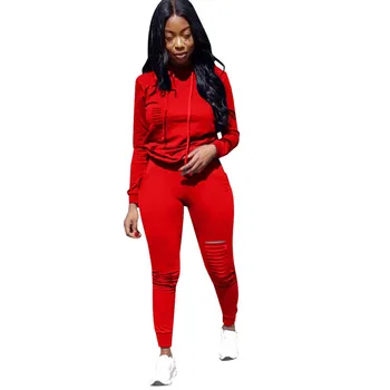 

Spring Summer Women Two Piece Set Top and Pants Plus Size Outfits Tracksuit Sweatsuit Solid Hollow Out Active Sets