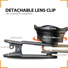 IB-16MM без деформации высокого качества профессиональный 120 градусов широкоугольный объектив камеры с CPL Fitter объектив для всех телефонов