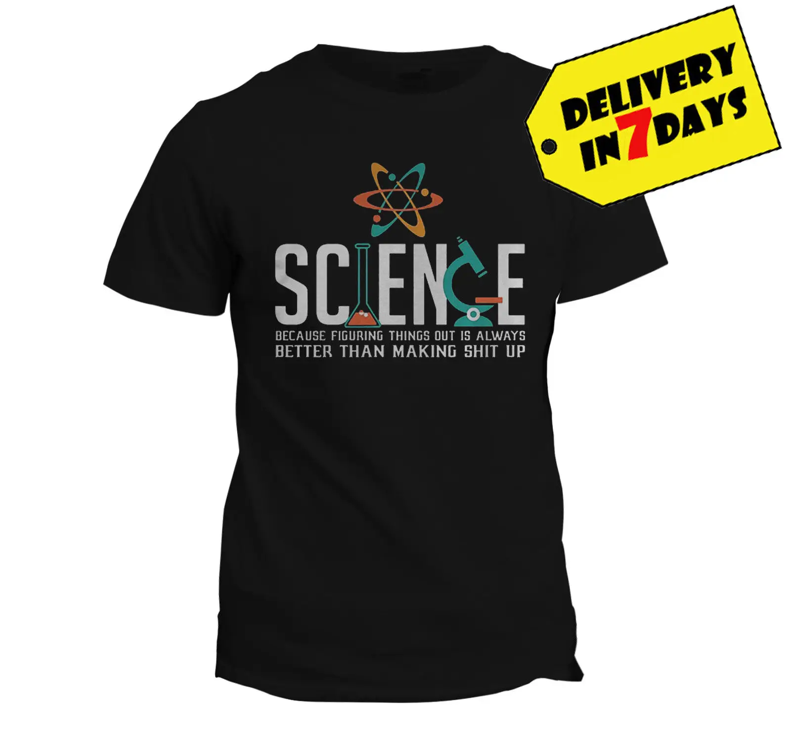 Science потому что выяснение вещей всегда лучше чем изготовление Sh * футболка крутая