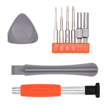 

Professional Game Console Opening Pry Repair Tool 8 In 1 Easy Use Disassemble Kit Screwdriver Bit Assistance For Nintend Switch