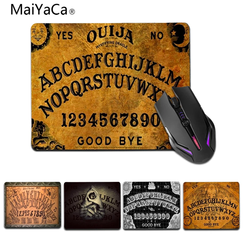 MaiYaCa, новинка, ouija, Офисная мышь, резиновый коврик для мыши, размер для 180x220x2 мм и 250x290x2 мм, маленький коврик для мыши