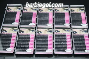 

10 cases/lot 10mm C Curve 0.10 thickness MINK eyelash extension artificial eyelash Fake Makeup False Eye Lash Eyelashes