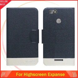 На Алиэкспресс купить чехол для смартфона 5 colors hot!! highscreen expanse case ultra-thin leather exclusive phone cover folio book card slots free shipping
