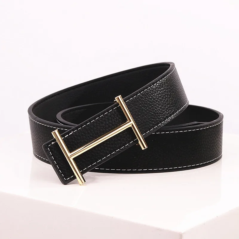 Casual H Designer Luxury Brand Belts for Mens Genuine Leather Male Women Jeans Vintage Fashion High Quality Strap Waistband 25
