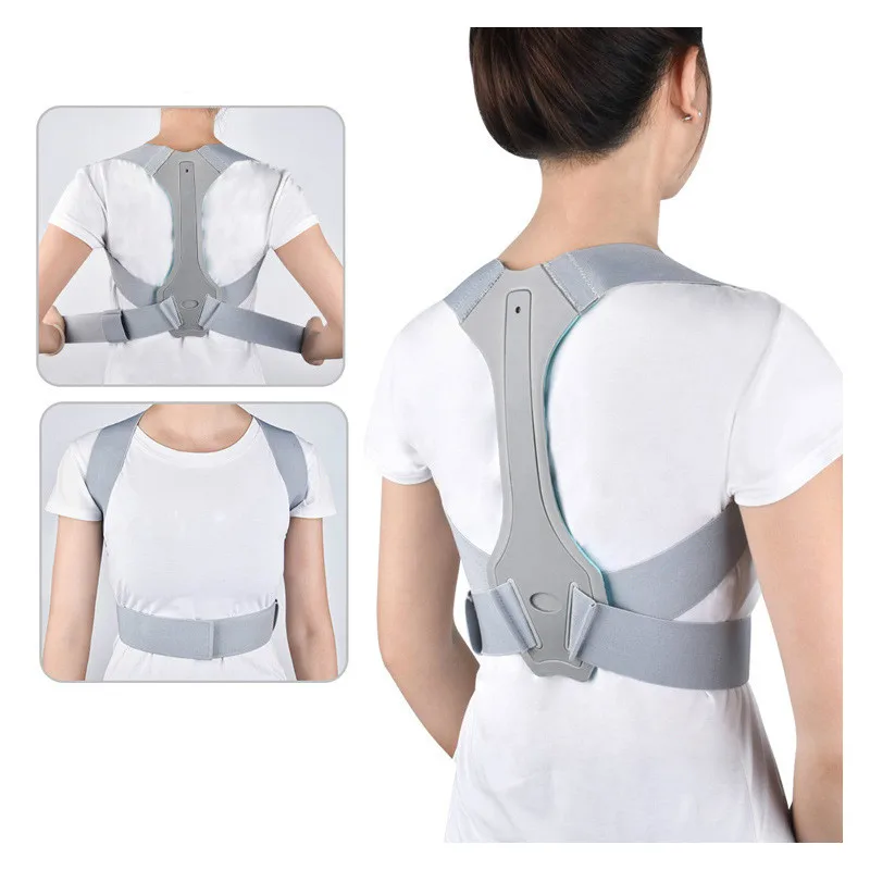 

Adjustable Back Posture Corrector Clavicle Spine Back Shoulder Lumbar Brace Support Belt Posture Correction Prevents Slouching