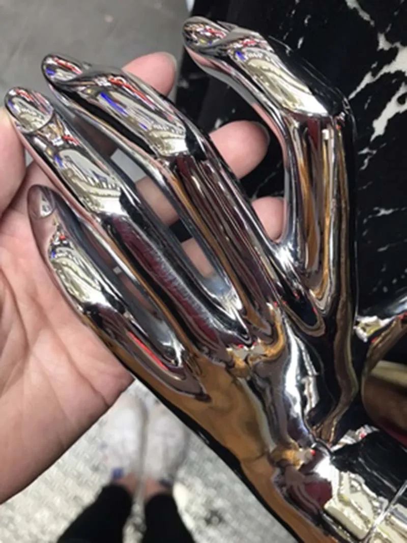 Electroplated silver model 10