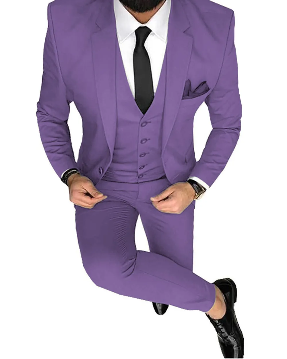Мужской облегающий блейзер из 3 предметов зеленый синий классический смокинг для